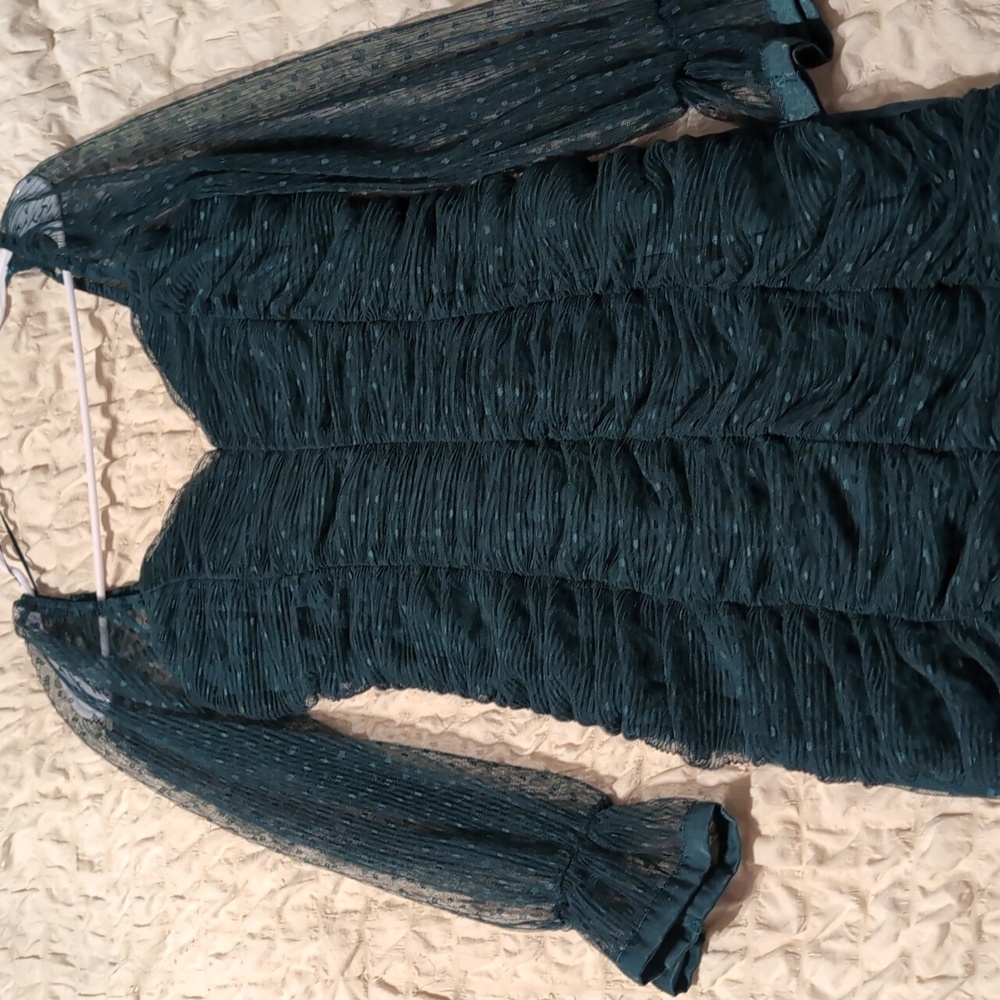 Haute Monde green dress, size L